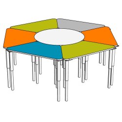 Комплект столов на м/к №2