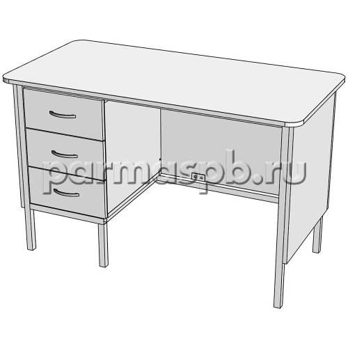 Стол письменный на м/к