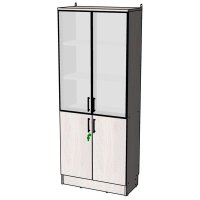 Шкаф со стеклянными дверцами