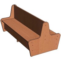 Скамейка ЛДСП двусторонняя