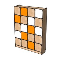 Шкаф с ячейками для хранения