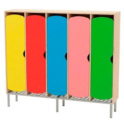 Шкаф для раздевалки на 5 человек
