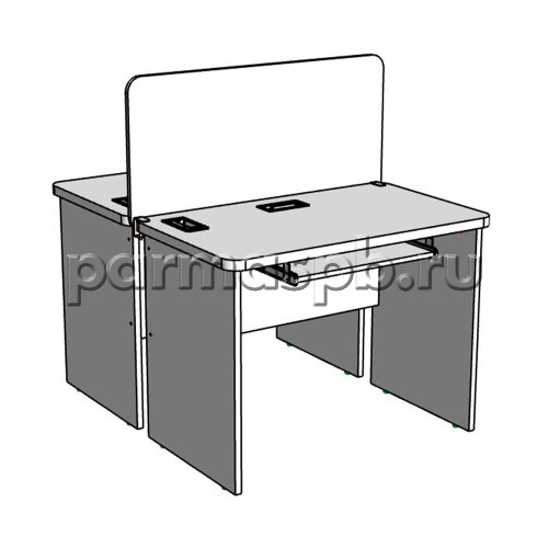 Стол компьютерный двусторонний