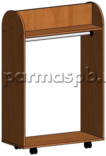 Гардероб фигурный на колесах