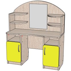 Парикмахерская №4 с зеркалом