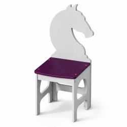 Стул Конь в шахматном стиле