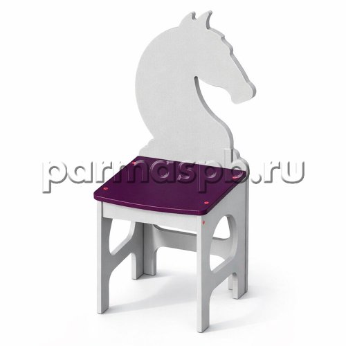 Стул Конь в шахматном стиле