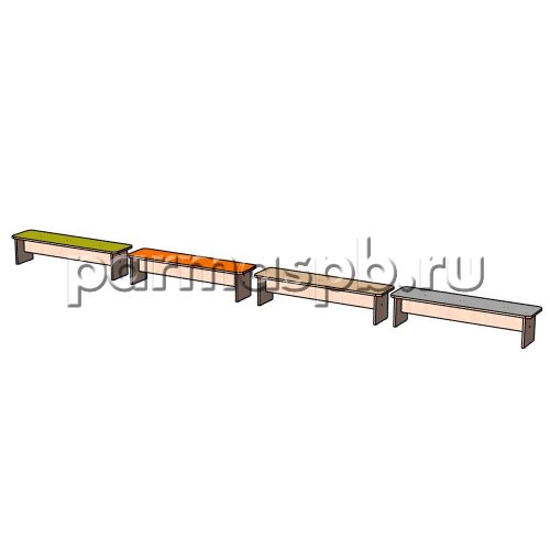 Скамейка ДСП 3-х местная