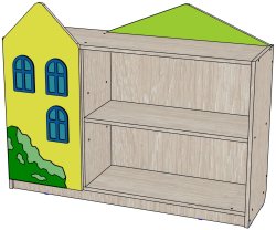 Стеллаж Домик №3