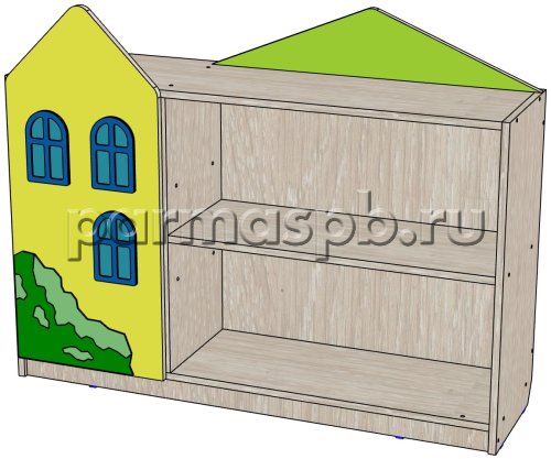 Стеллаж Домик №3