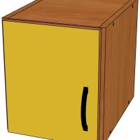 Антресоль на шкаф в раздевалку 1-секц.