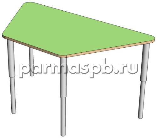 Стол трапеция с регулируемой высотой на м/к