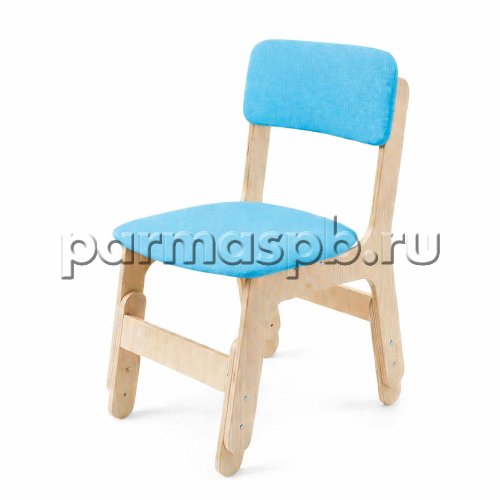 Стул детский из фанеры с мягким сидением