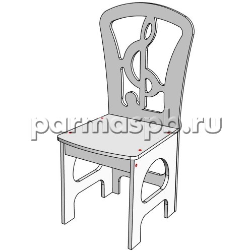 Стул Скрипичный ключ