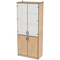 Шкаф со стеклянными дверцами