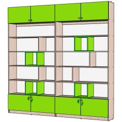 Набор стеллажей №14