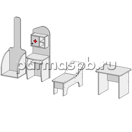 Набор игровой мебели Доктор