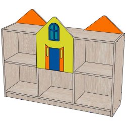 Стеллаж Домик №2