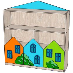 Стеллаж Домики №2