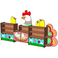 Стеллаж Курочка