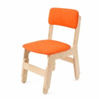 Стул детский из фанеры с мягким сидением