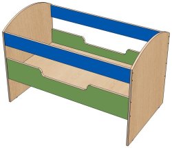 Кровать ясельная с бортиком