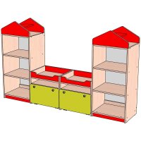 Набор стеллажей Городок 7