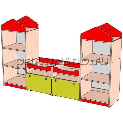 Набор стеллажей Городок 7