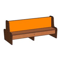 Скамейка ЛДСП двусторонняя