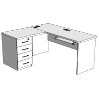 Стол офисный угловой