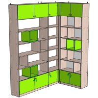Набор стеллажей №18