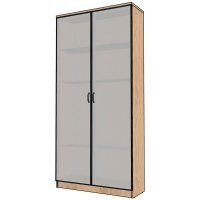 Шкаф со стеклянными дверцами №3