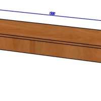 Скамейка ДСП 3-х местная