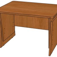 Парта ЛДСП 1-местная с изм. высотой